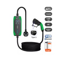 Truwatt ZT205 Taşınabilir Elektrikli Araç Şarj Cihazı 16A/3.5kW/220V (5 metre)